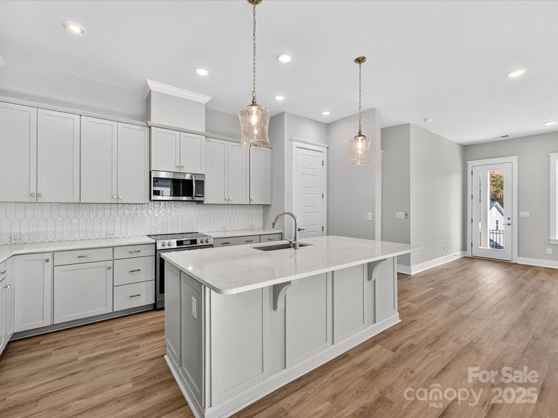 Furnished interior view inside a new home in Encore at Streamside - Classic Series, Waxhaw (Image 9).