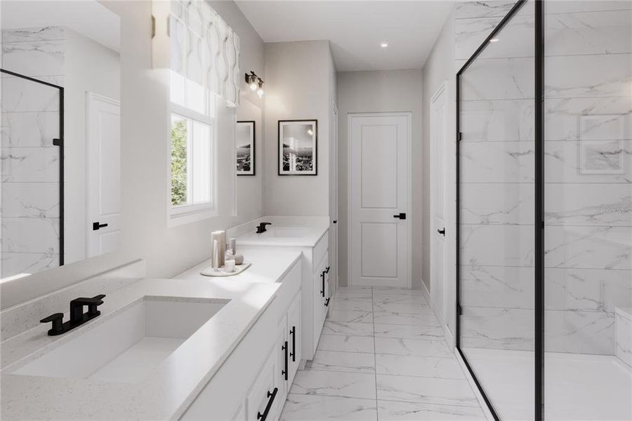 Furnished interior view inside a new home in Lake Mattie Preserve, Auburndale (Image 8). Furnished interior view inside a new home in Lake Mattie Preserve, Auburndale (Image 8).