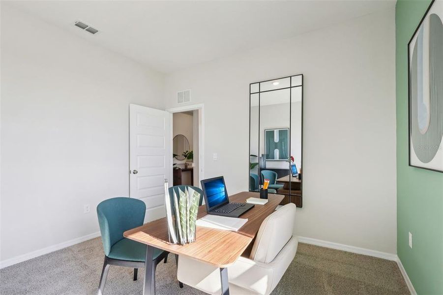 Furnished interior view inside a new home in Hawthorne Ranch, Lakeland (Image 18).