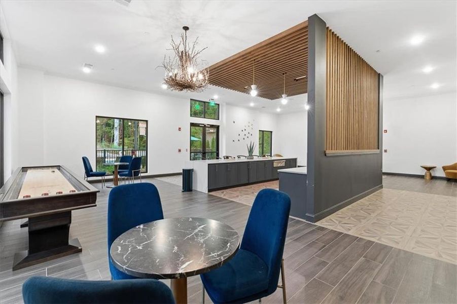 Furnished interior view inside a new home in Towns At Peachtree Corners, Peachtree Corners (Image 29).