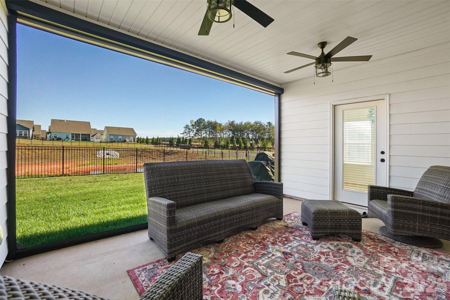 Exterior details and patio area of a home in Edgewater Lakeview On Your Lot, Lancaster (Image 25). Exterior details and patio area of a home in Edgewater Lakeview On Your Lot, Lancaster (Image 25).