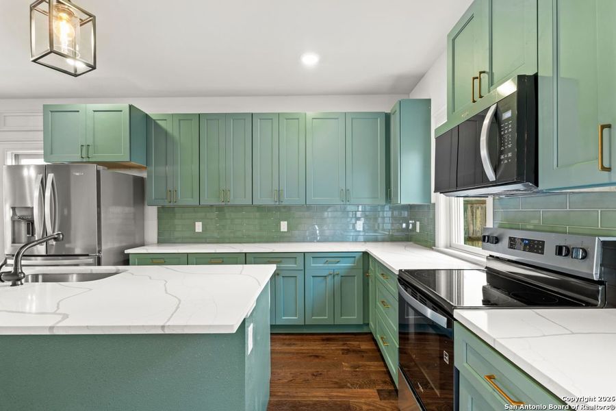 Furnished interior view inside a new home in , San Antonio (Image 4).