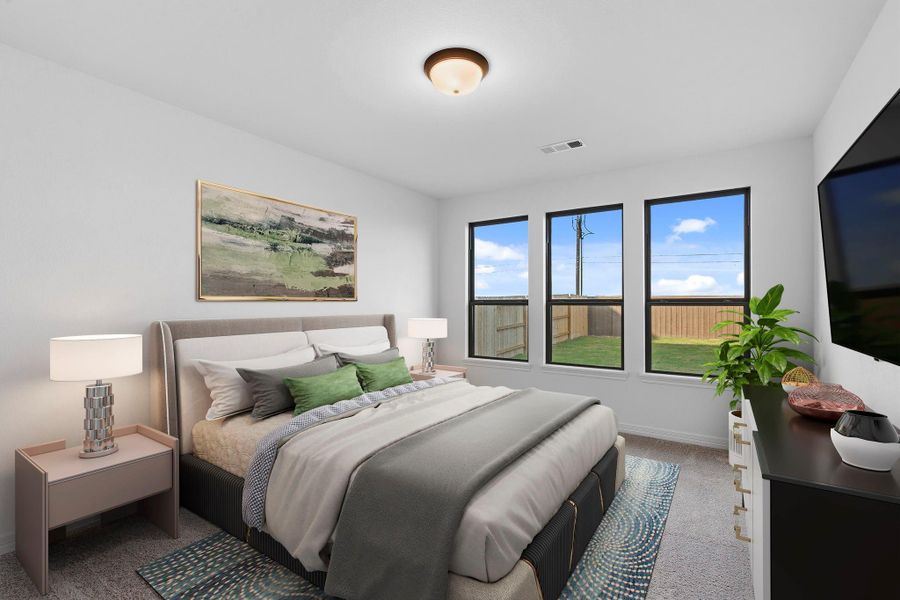 Furnished interior view inside a new home in Brookewater, Rosenberg (Image 5).
