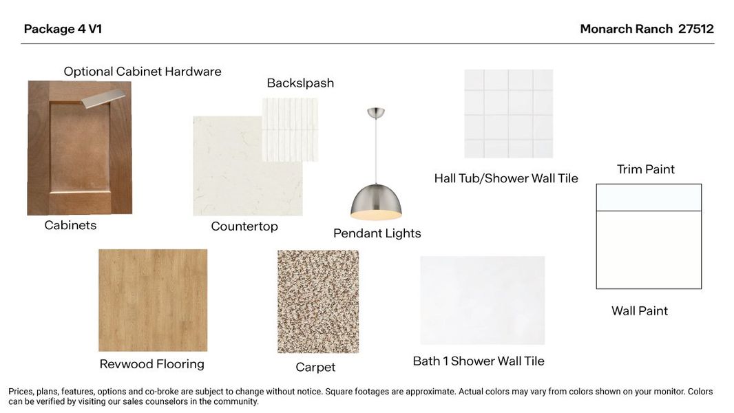 Materials commonly used for homes built from the The Westley by D.R. Horton in Monarch Ranch, Manor (Image 7).