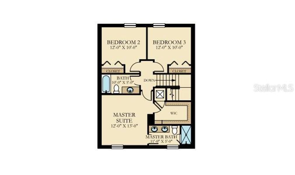 2D floor plan layout of this home in , Winter Garden, FL (Image 5).