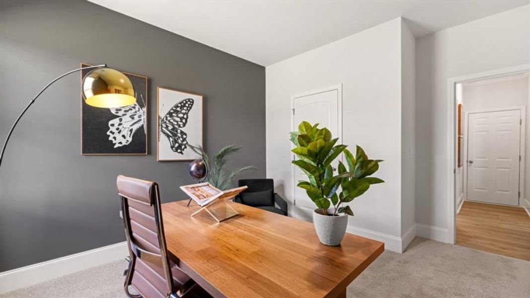 Furnished interior view inside a new home in Hamptons at Riverwood East, Dallas (Image 11). Furnished interior view inside a new home in Hamptons at Riverwood East, Dallas (Image 11).