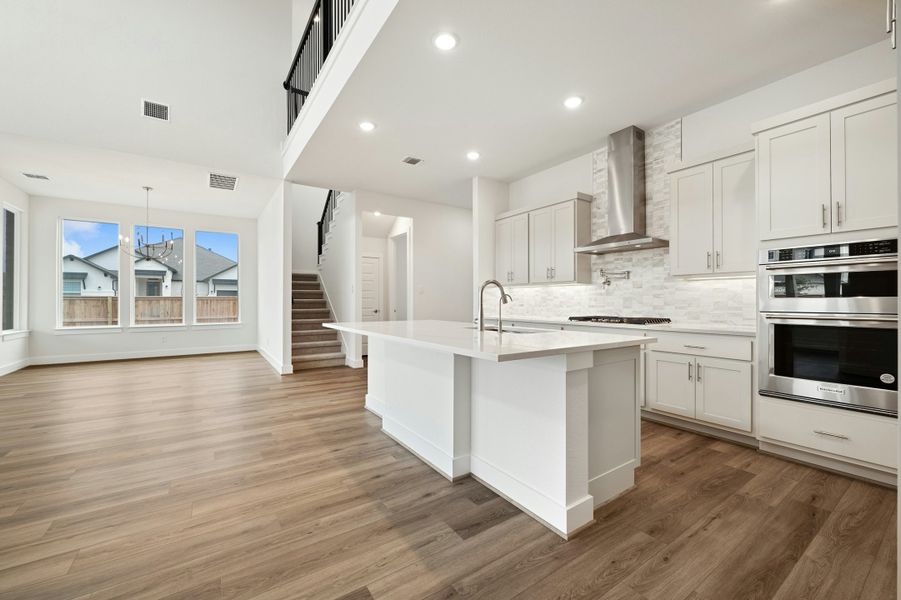 Furnished interior view inside a new home in Santa Rita Ranch, Liberty Hill (Image 8).
