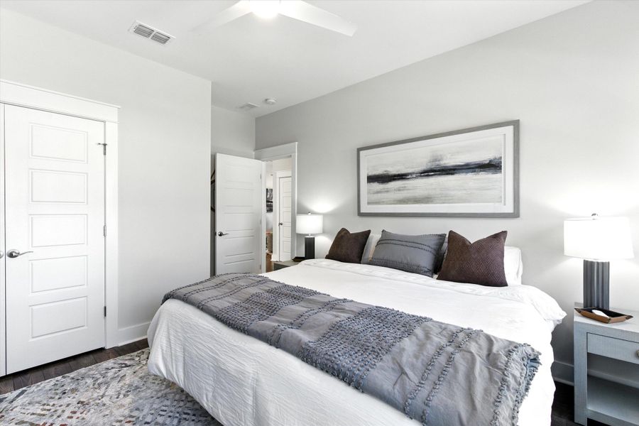 Furnished interior view inside a new home in , Mount Pleasant (Image 39).