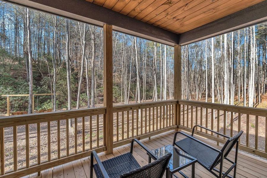 Exterior details and patio area of a home in , Talking Rock (Image 25).