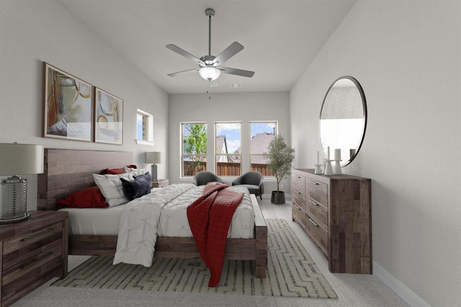 Furnished interior view inside a new home in Highwoods, Fort Worth (Image 13). Furnished interior view inside a new home in Highwoods, Fort Worth (Image 13).