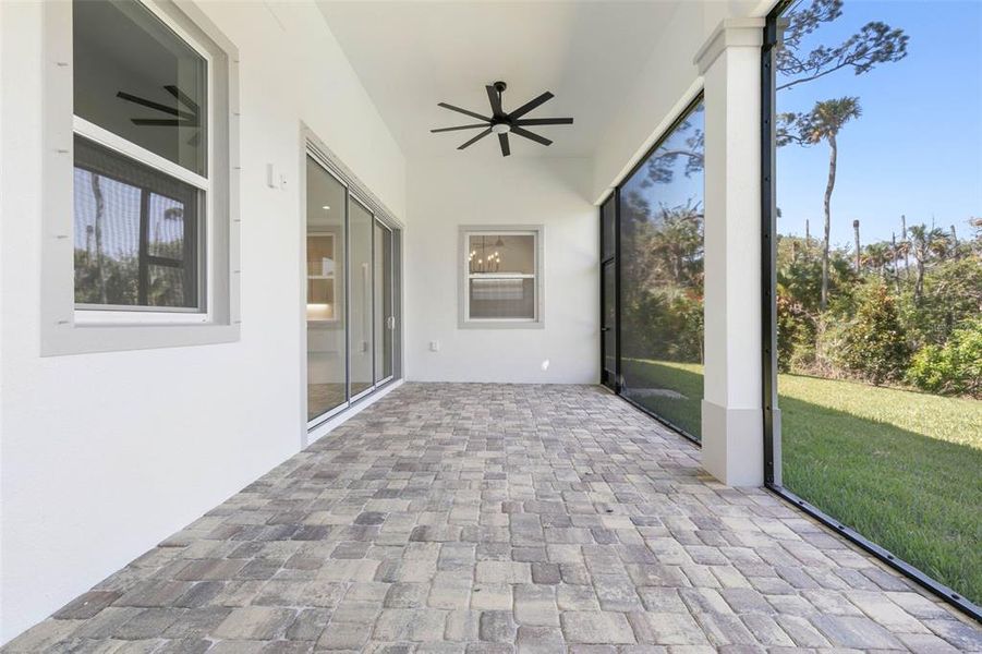 Exterior details and patio area of a home in , Palm Coast (Image 3). Exterior details and patio area of a home in , Palm Coast (Image 3).