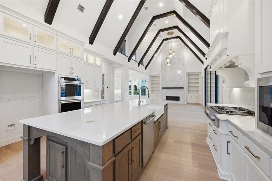 Furnished interior view inside a new home in StarView, Prosper (Image 6).