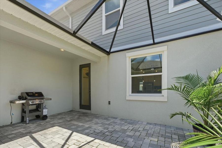 Exterior details and patio area of a home in , Sarasota (Image 30).