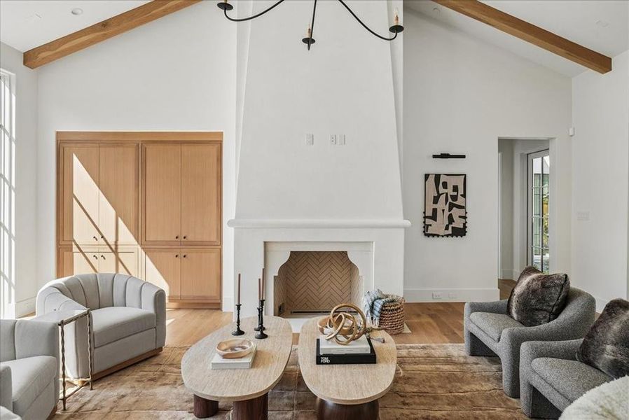 Furnished interior view inside a new home in , Dallas (Image 11).