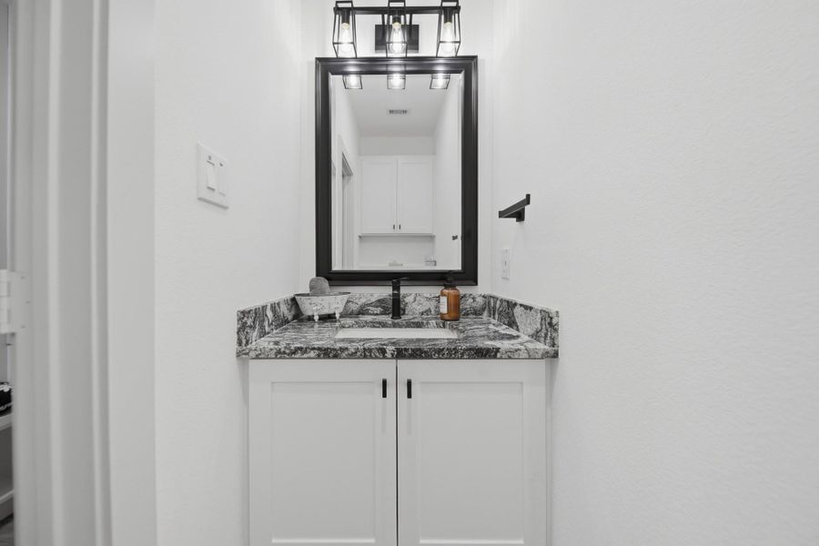 Close-up of interior finishes inside a home in , New Ulm (Image 19).