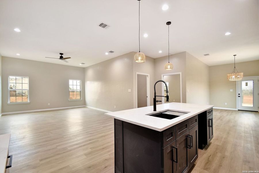 Furnished interior view inside a new home in , Moore (Image 10).