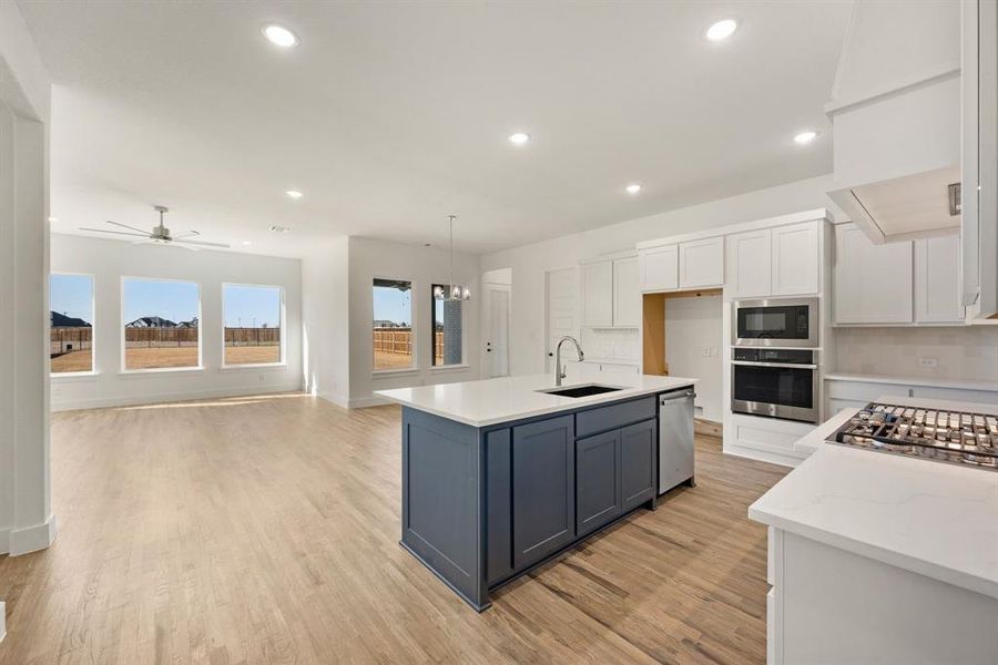 Furnished interior view inside a new home in Settlers Glen, New Fairview (Image 8).