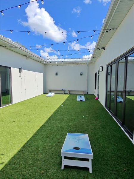 Exterior details and patio area of a home in Angeline Active Adult, Land O' Lakes (Image 3).