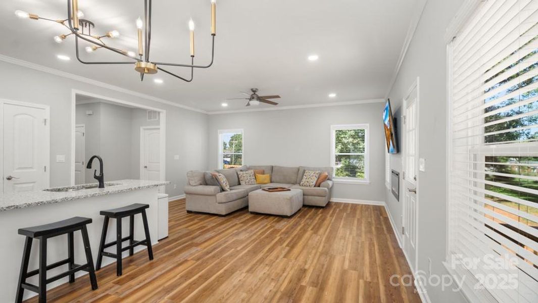 Furnished interior view inside a new home in , Kernersville (Image 35).