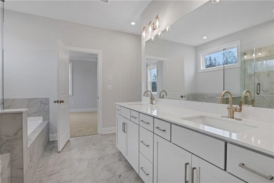 Furnished interior view inside a new home in Acacia, Cumming (Image 8).