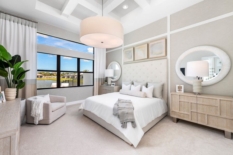 Representative furnished interior of a home built from the Venice by GL Homes in Valencia Grand (55+), Boynton Beach (Image 16).