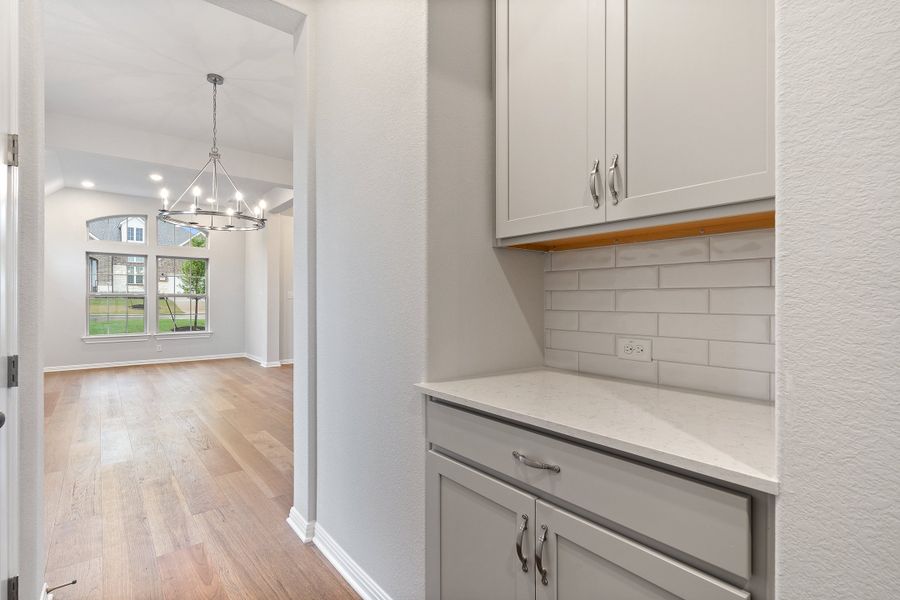 Representative furnished interior of a home built from the Palmer by Ashton Woods in The Estates at La Cima, San Marcos (Image 17).