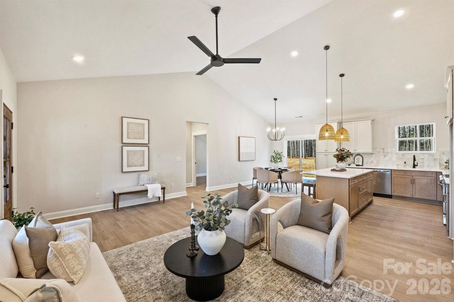 Furnished interior view inside a new home in , Lincolnton (Image 11).
