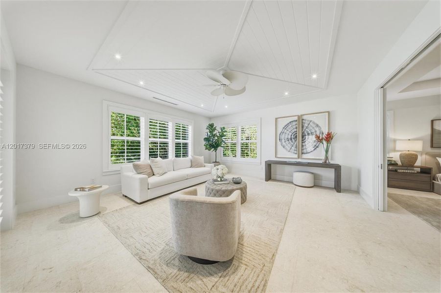 Furnished interior view inside a new home in , Islamorada, Village of Islands (Image 14).