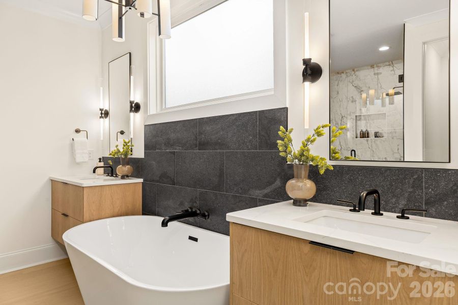 Furnished interior view inside a new home in , Charlotte (Image 7).