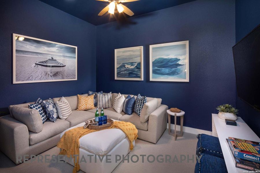 Furnished interior view inside a new home in Weston Oaks, San Antonio (Image 12). Furnished interior view inside a new home in Weston Oaks, San Antonio (Image 12).
