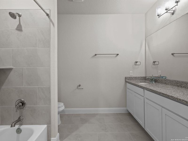 Furnished interior view inside a new home in Ladera, San Antonio (Image 35).
