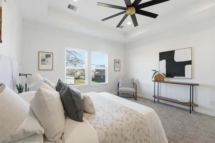 Furnished interior view inside a new home in , La Porte (Image 8).