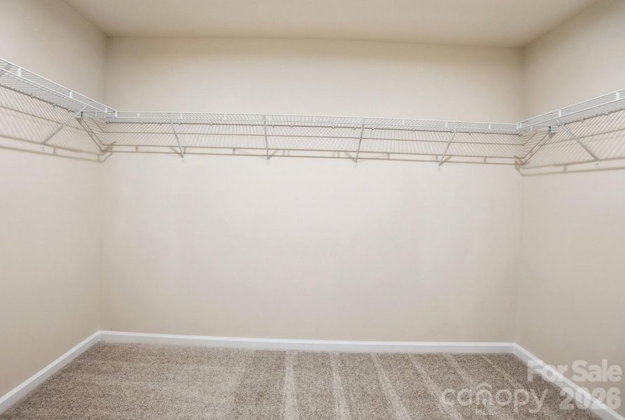 Primary walk in closet