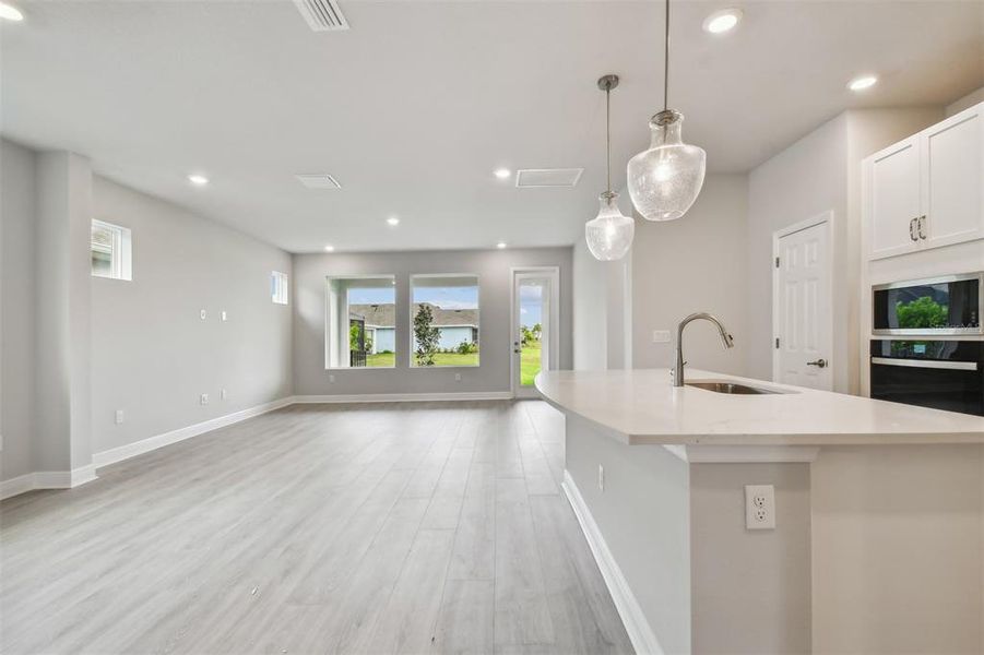 Kitchen & Family Room