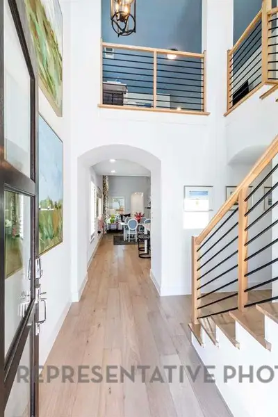 Furnished interior view inside a new home in Goodland: 40ft. lots, Venus (Image 10).