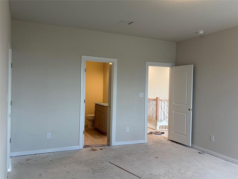 In-progress construction of a new home in La Cima, San Marcos, TX (Image 19).