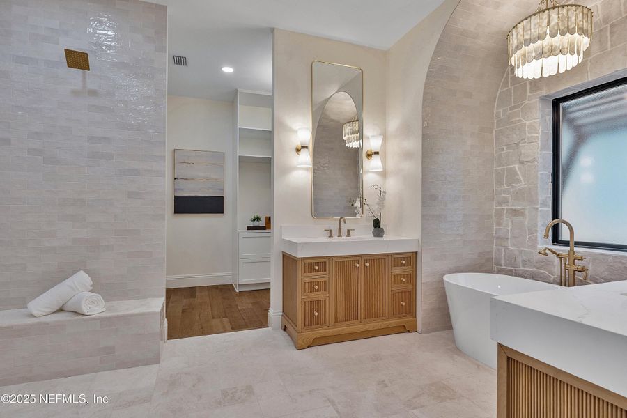 Furnished interior view inside a new home in , St. Augustine (Image 45).