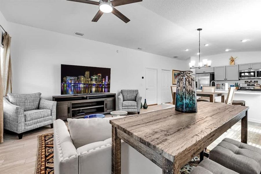 Furnished interior view inside a new home in , The Villages (Image 7).