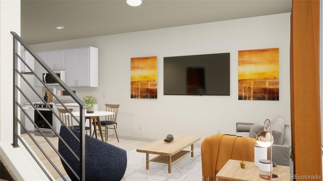 Furnished interior view inside a new home in , Bennett (Image 8).