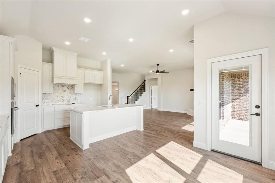 Furnished interior view inside a new home in Coyote Crossing, Godley (Image 18). Furnished interior view inside a new home in Coyote Crossing, Godley (Image 18).