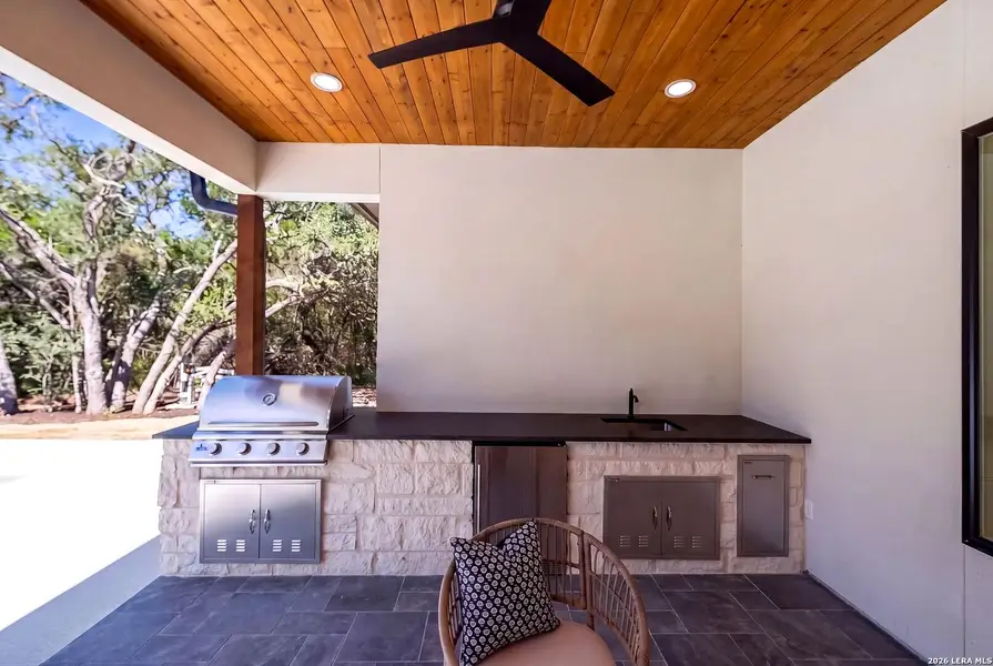 Exterior details and patio area of a home in , Boerne (Image 3).