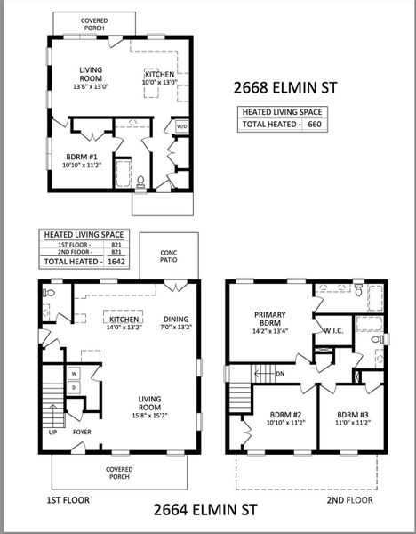 House and ADU floorplan