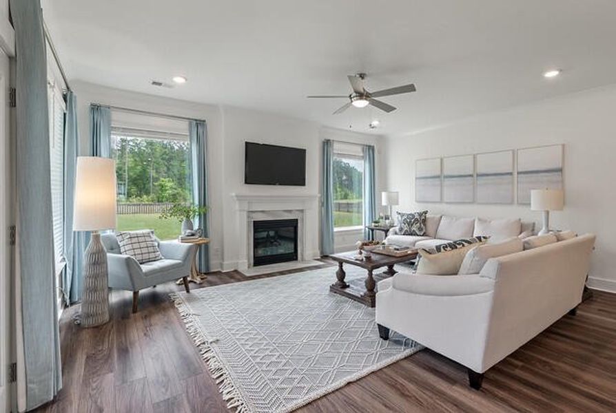 Furnished interior view inside a new home in , Huger (Image 9).