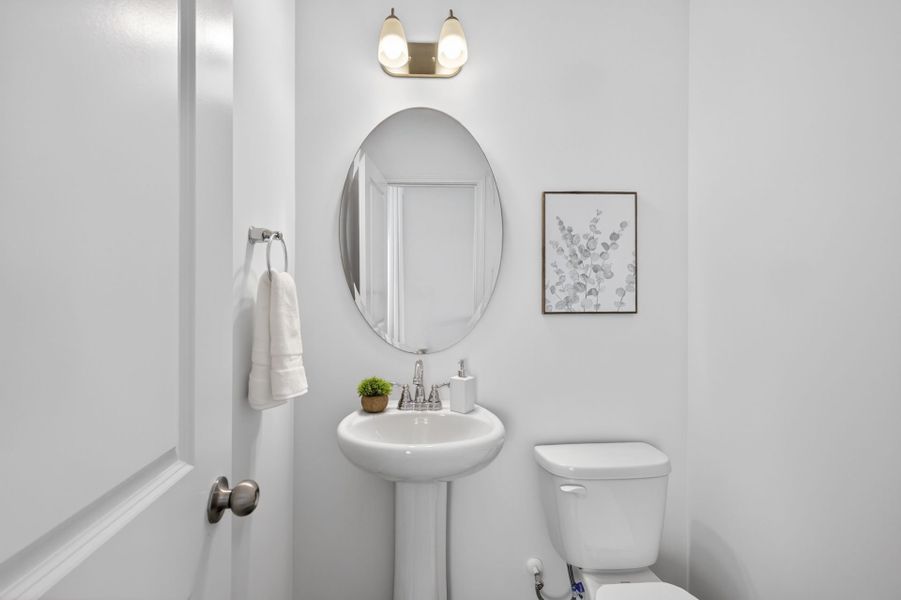Furnished interior view inside a new home in Morgan Hills, Albemarle (Image 15).