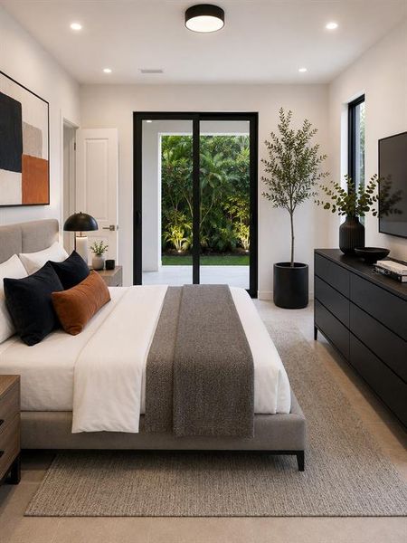 Furnished interior view inside a new home in , Lehigh Acres (Image 15).
