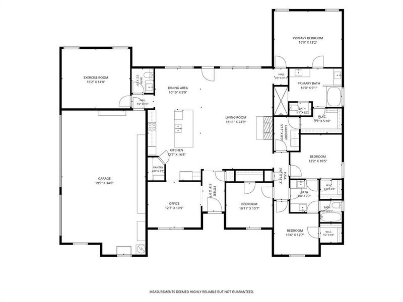 2D floor plan layout of this home in , Reno, TX (Image 5). 2D floor plan layout of this home in , Reno, TX (Image 5).
