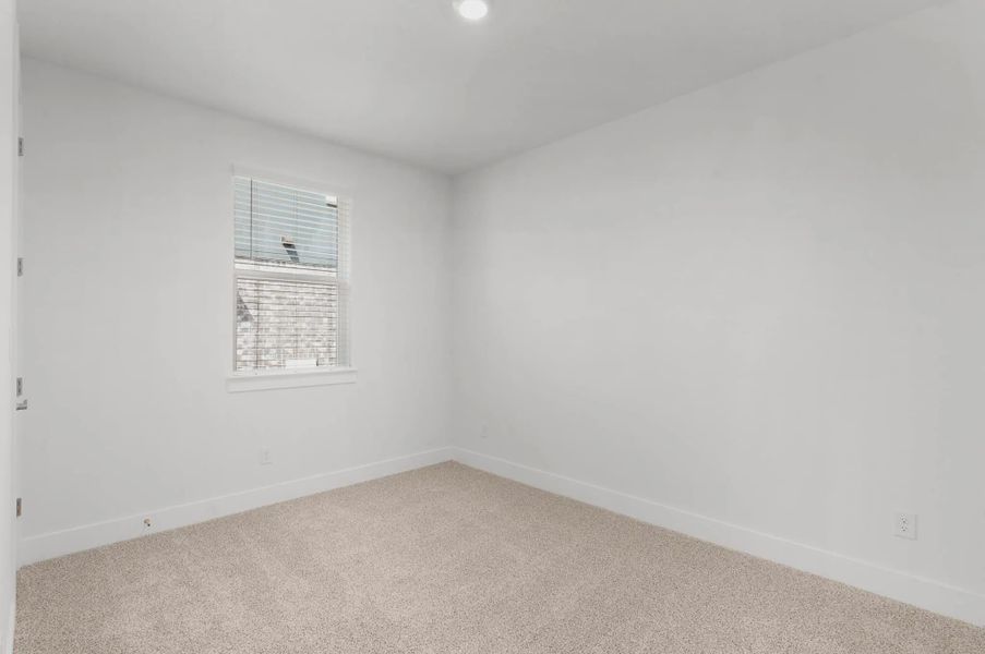 Representative unfurnished interior of a home built from the Mariah by Chesmar Homes in University Heights, McKinney (Image 22).