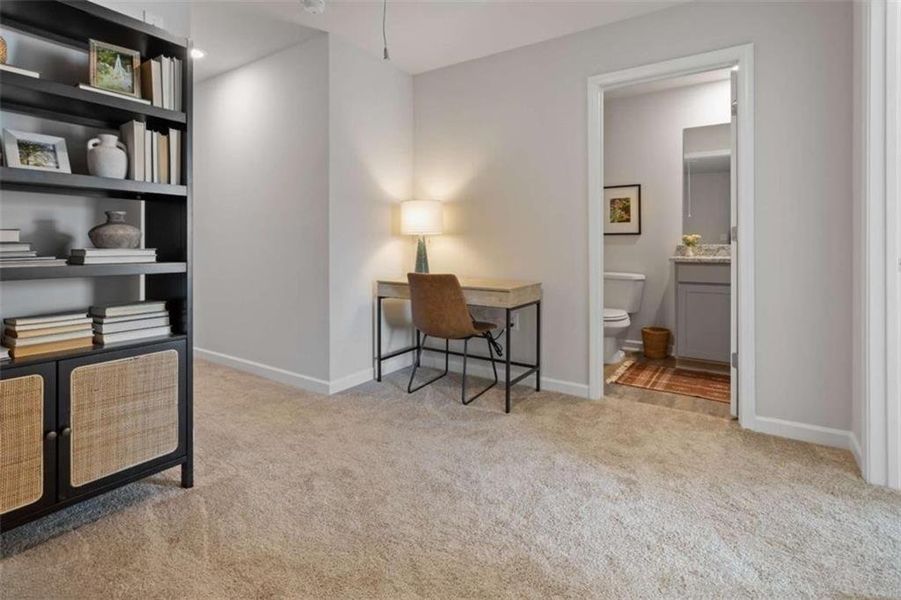 Furnished interior view inside a new home in Azalea Hills, Temple (Image 13).
