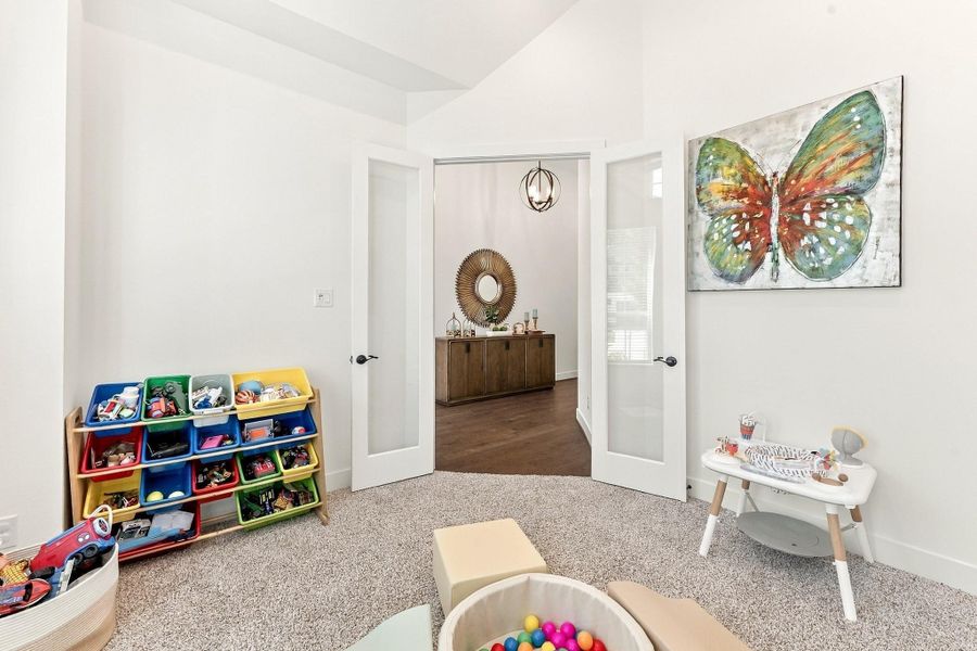 Furnished interior view inside a new home in , Conroe (Image 45).