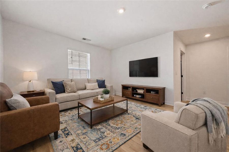 Furnished interior view inside a new home in , Cumming (Image 14).